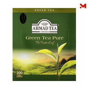 احمد تى شاى اخضر 100فتلة ظرف