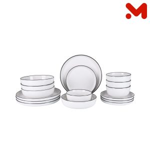 طقم عشاء اورنج عرق اسود 23 ق