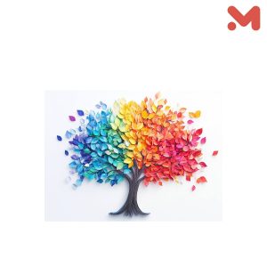 شجره مشبحه الوان 18 ورقه