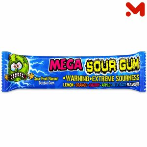 زد كاندى لبان ميجا ساور بنكهة  الفاكهة  13 جرام