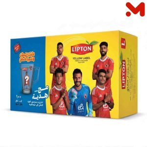 ليبتون شاى 100فتلة + مج هدية