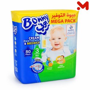 بونى حفاضات ميجا مقاس3 Midi تعبئة 80ق