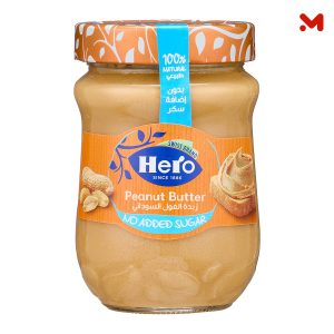 هيرو زبدة فول سودانى بدون سكر 300جم ش9