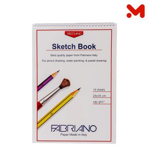 اسكتش رسم فبريانو 180جم الوان غلاف مطبوع 1/4