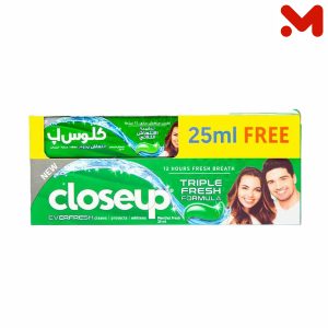 كلوز اب اخضر انتعاش النعناع 100مل+كلوز25مل هدية