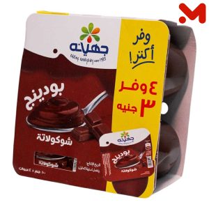 جهينه بودينج شوكولانه 100جم 4*1 وفر 3جنيه