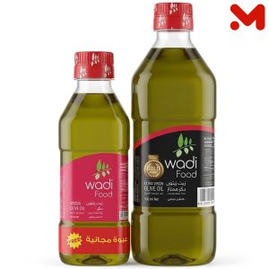 وادى فود زيت زيتون بكر 500مل + زيت زيتون بكر250مل