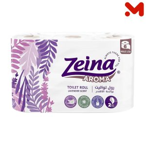 زينه مناديل تواليت مضغوط لافندر 6رول