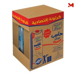 المراعى لبن كامل الدسم1لتر*6ق عبوة التوفير