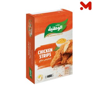 الوطنية استربس دجاج 400جم