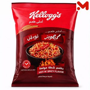 كيلوجز نودلز نكهة فلفل حار 70جم