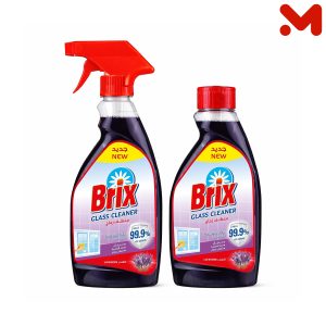 بريكس منظف زجاج 500مل+غيار 500مل هدية