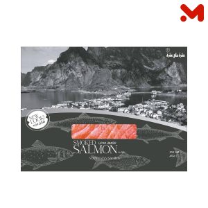 عشرة سموك سالمون مدخن 200جم