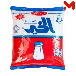 الخير ملح مكرر ناعم كيس 450جم