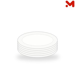 ديزاين طبق غويط 21 سم (أحمر)