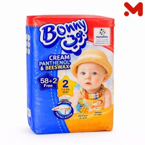 بونى حفاضات جامبو مقاس2 Mini تعبئة 58ق