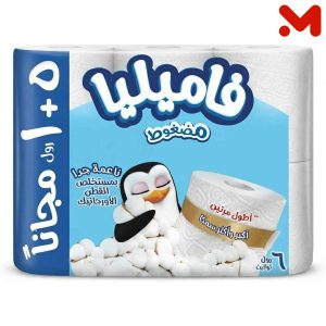 فاميليا رول تواليت مضغوط 6بكر