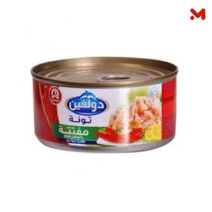 دولفين تونه مفتته حار 140 جم