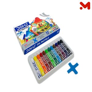 الوان شمع باستل 12 لون DOMS 7908