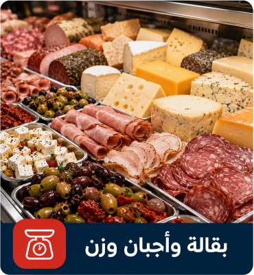 بقالة وأجبان وزن