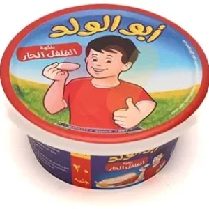 ابو الولد جبن تابس فلفل حار 100جم  فلاش20ج