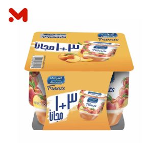 المراعى زبادى خوخ 105جم 3+1هدية