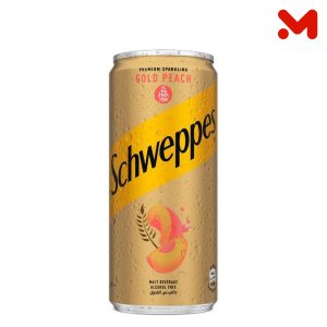 شويبس مشروب شعير بالخوخ كانز 320 مل