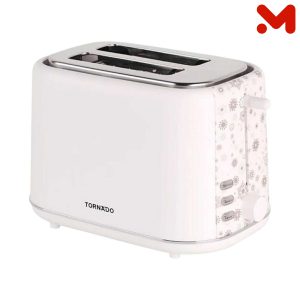 تورنيدو توستر2 شريحة720-850 وات،ابيض TT-852-C