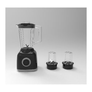 هيرفي خلاط 600 وات مع 2 مطحنة اسود B-011B