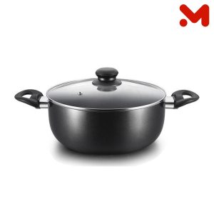 حلة بدون غطا زجاج 1ق