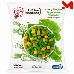 مونتانا خضار مشكل " 3 اصناف " 400جم