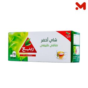 ربيع شاى اخضر طبيعى بالياسمين 25فتله