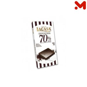 لا كاسا شوكولاتة غامقة 70% 100 جم