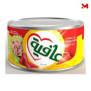 عافية تونة مفتت حار140جم