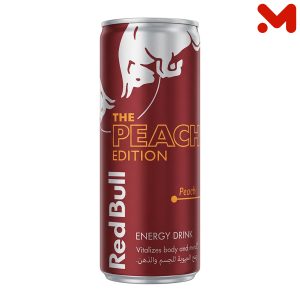 ريد بول مشروب طاقه بالخوخ 250مل