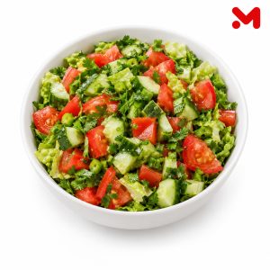 سلطة خضراء وزن