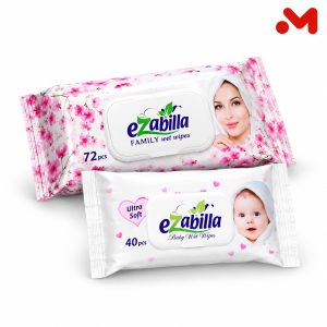 ايزابيلا عرض مناديل مبللة فاميلى 72م+40م