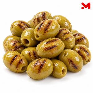 زيتون اخضر مشوى وزن